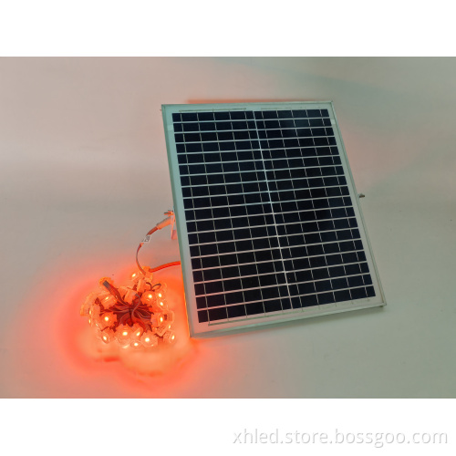 DC12V Solar Energy Christmas Outdoor Decoration Pixel LED Eave Lights